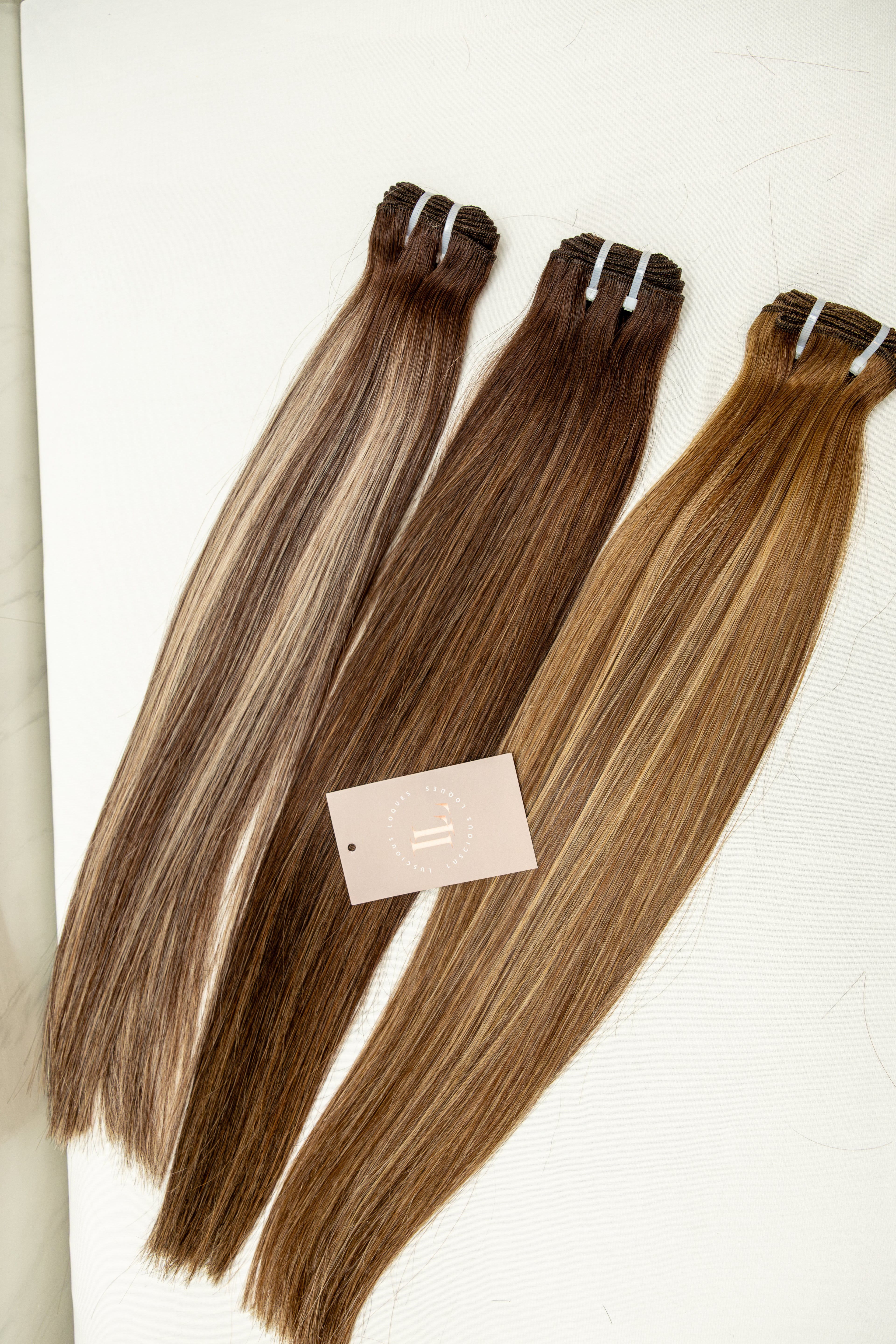 Coloured Bundles Wig Construction