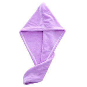 Our Lilac microfibre hair towel