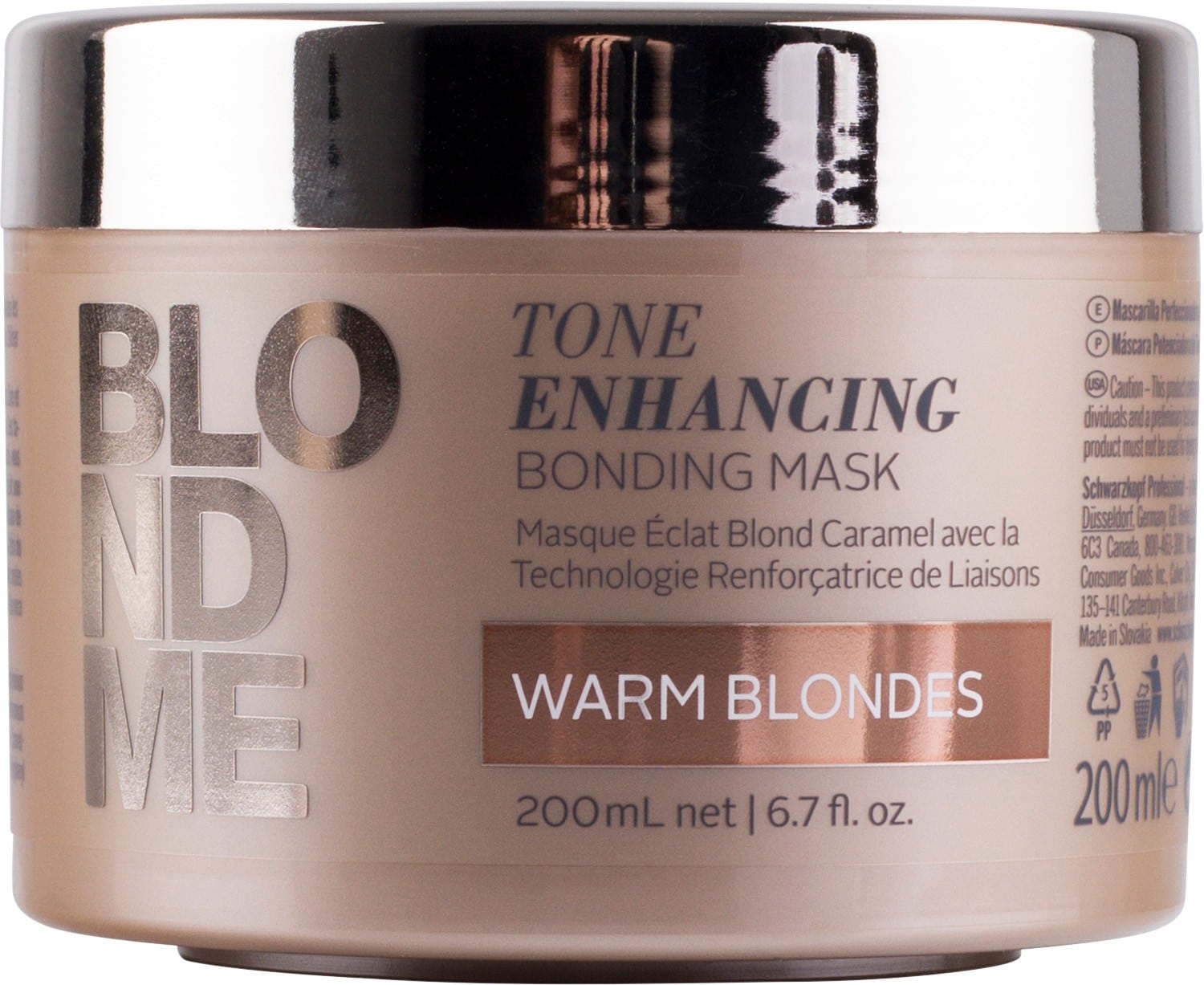 Schwarzkopf BLONDME Tone Enhancing Blonding Mask WarmBlondes
