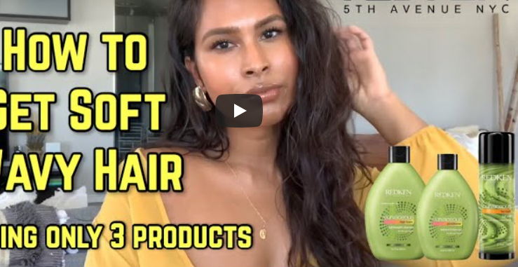 How To Get Soft Wavy Hair Using Redken Curvaceous Conditioner