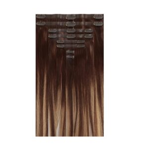 Human Hair Seamless Clip in Extensions 16 160g - Ombre Baby