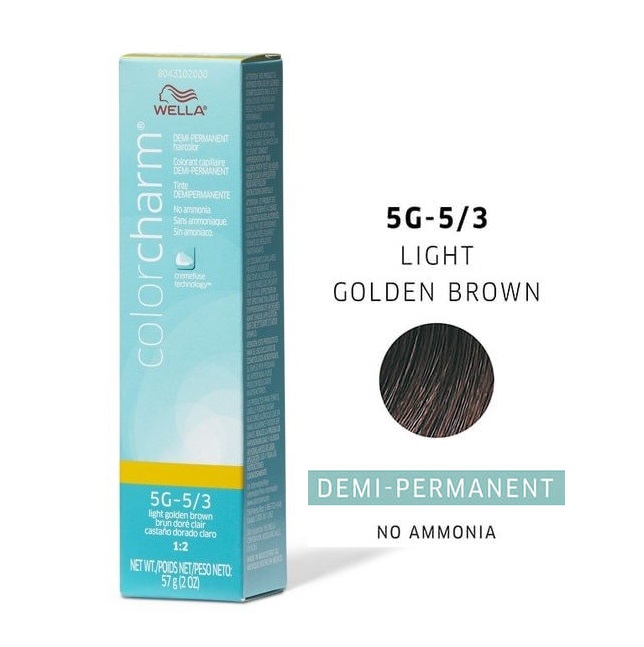 Wella Color Charm 5G Light Golden Brown Demi-Permanent Haircolor