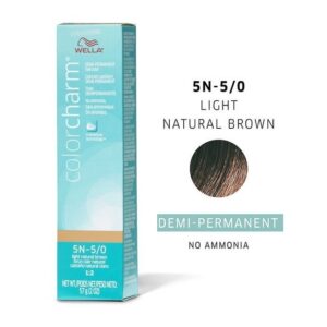 Wella Color Charm 5N Light Natural Brown Demi-Permanent Haircolor