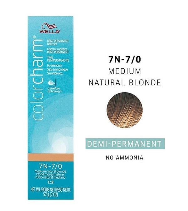 Wella Color Charm 7N Medium Natural Blonde Demi-Permanent Haircolor