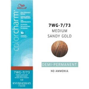 Wella Color Charm 7WG Medium Sandy Gold Demi-Permanent Haircolor