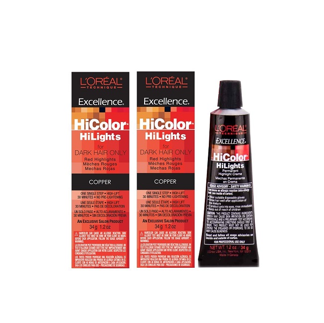 L'Oreal Copper HiColor HiLights For Dark Hair Only