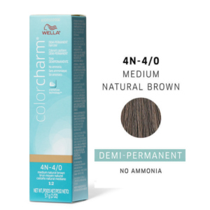 Wella Color Charm 4N Medium Natural Brown Demi-Permanent Haircolor