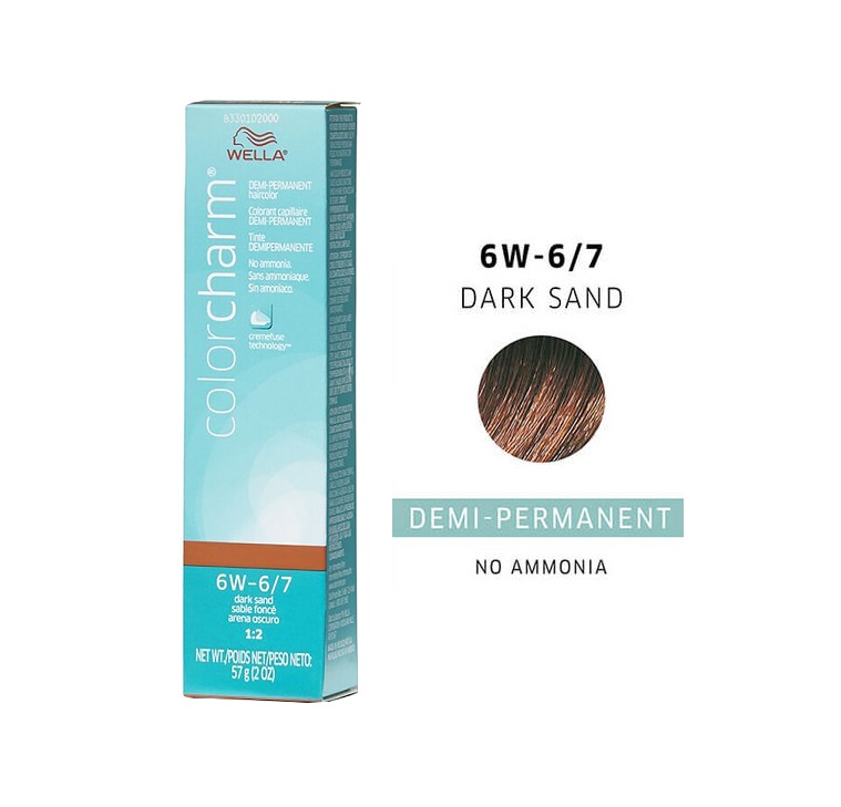 Wella Color Charm 6W Dark Sand Demi-Permanent Haircolor