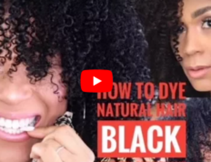 How To Dye Natural Hair Black Usin Wella 1N Demi-Permanent Color