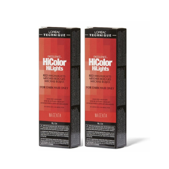 L'Oreal Magenta HiColor HiLights For Dark Hair Only