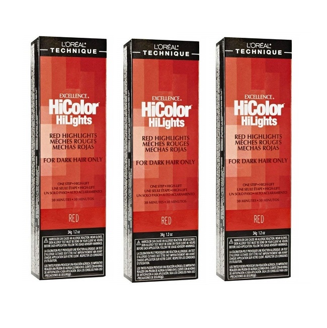 L'Oreal Red HiColor HiLights For Dark Hair Only