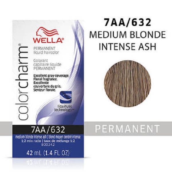 Wella Color Charm 7AA Medium Blonde Intense Ash Permanent Hair Colour
