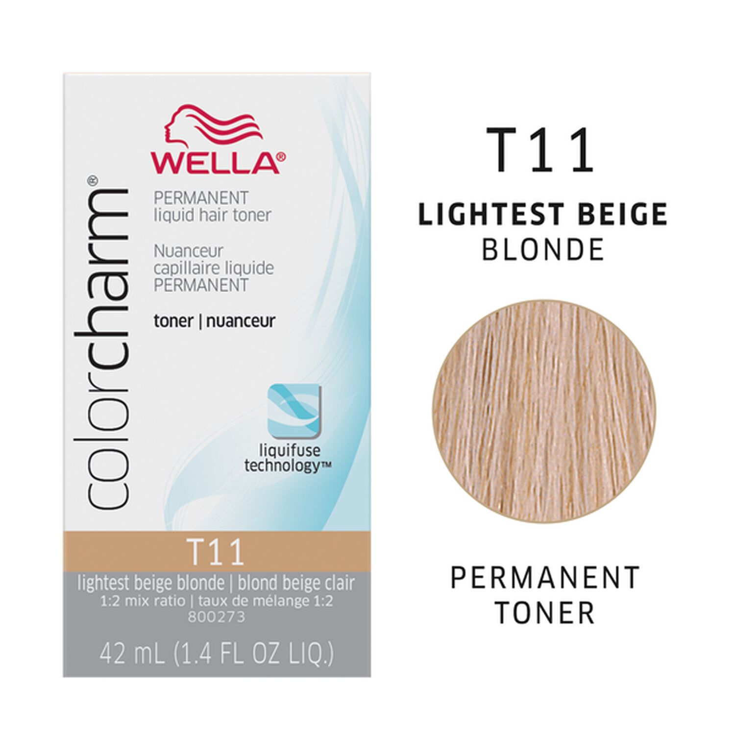 Wella Color Charm T11 Lightest Beige Blonde Permanent Hair Toner