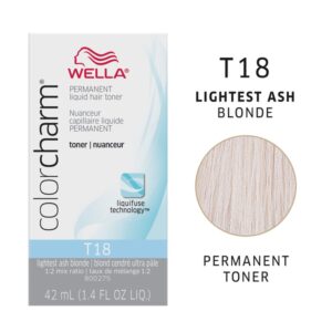 Wella Color Charm T18 Lightest Ash Blonde Permanent Hair Toner